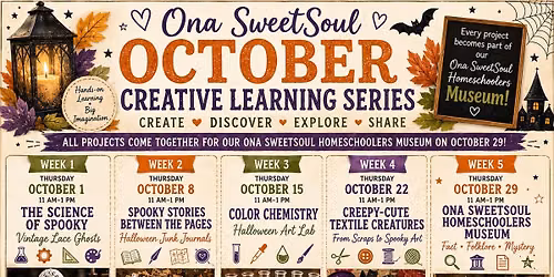 October Creative Learning Series