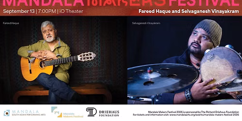 MMF2026: Fareed Haque and Selvaganesh Vinayakram