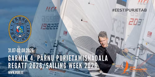 Garmin EKV\/EMV P\u00e4rnu Purjetamisn\u00e4dala Regatt 2026\/Sailing Week 2026 (4.etapp)