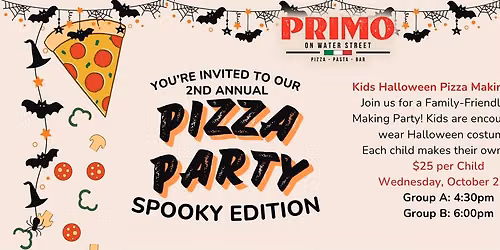 Halloween Kids Pizza Party! GROUP B