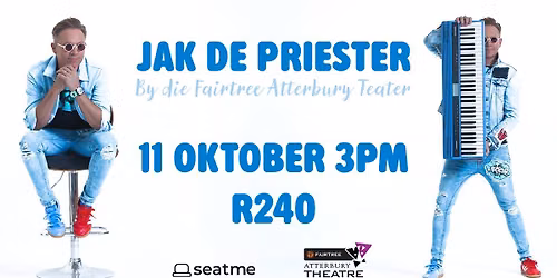 Jak de Priester by die Fairtree Atterbury Teater