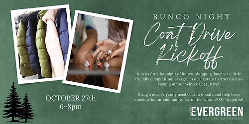 Bunco Coat Drive Kickoff