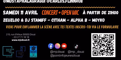 Zone Libre - Territoire d'Expression - Concert & Open Mic