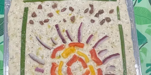 Spirituality of Breadmaking: Decorated Focaccia