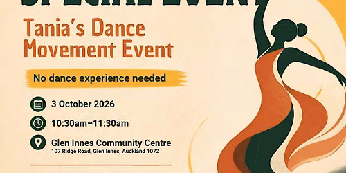 \u3010FREE\u3011Tania\u2019s Dance Movement Event ~ Mus Lotus Community Programme