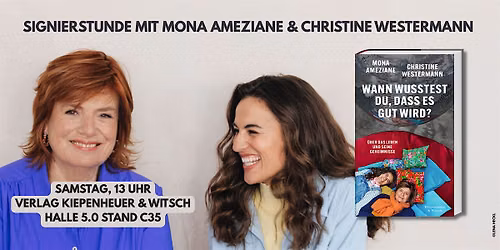FBM26 - Signierstunde mit Mona Ameziane & Christine Westermann