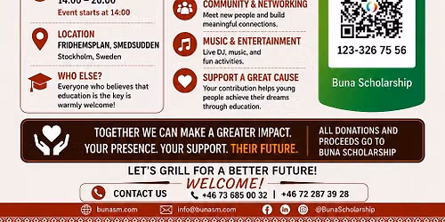 Buna Scholarship Grill Event!