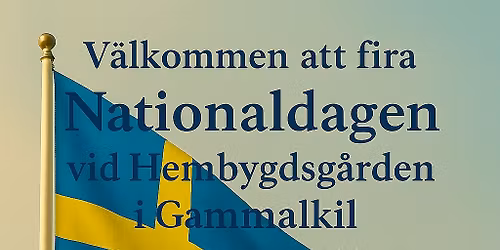 Nationaldagsfirande vid hembygdsg\u00e5rden