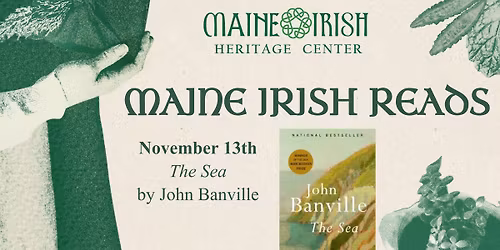 Maine Irish Reads \u201cThe Sea\u201d by John Banville