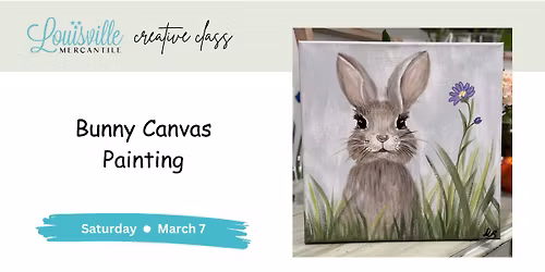 Bunny Canvas Painting Creative Class