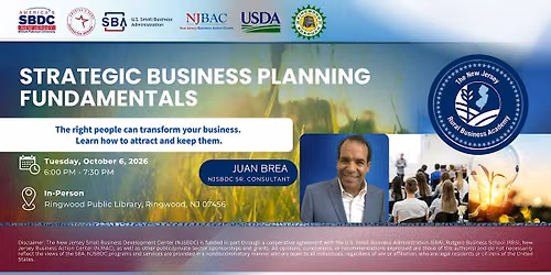 USDA NJRBA: Strategic Business Planning Fundamentals