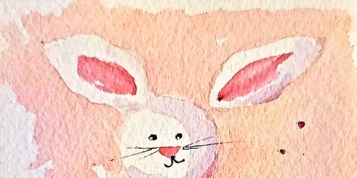 Watercolor Workshop:  Some-bunny Loves You Notecards with Lynn Peters