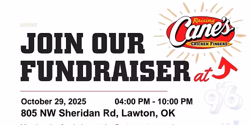 Fishy's Friends Fundraiser Night @ Raising Canes