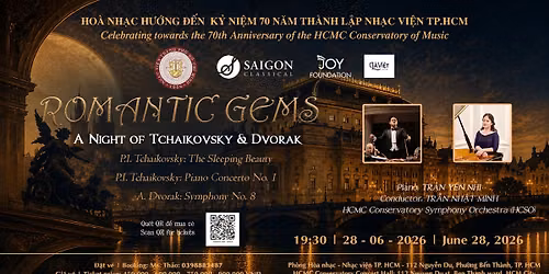  ROMANTIC GEMS "A Night of Tchaikovsky & Dvorak | 28.06.2026