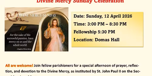 DIVINE MERCY CELEBRATION