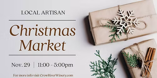 Christmas Market at Crow River Winery