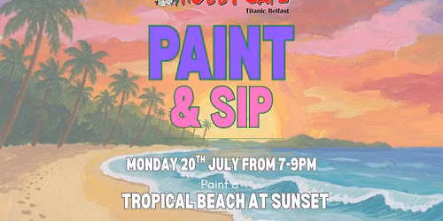 BYOB Paint and Sip - Paint a Tropical Sunset