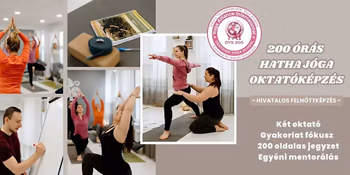 200 \u00f3r\u00e1s HATHA j\u00f3ga oktat\u00f3k\u00e9pz\u00e9s 2026