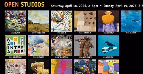 CPAS 2026 Spring Open Studios Event April 18 & 19, 2-5pm
