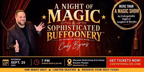 A Night of Magic and Sophisticated Buffoonery with Cody Byrns