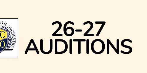 BCYO Auditions for Fall 2026