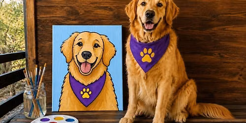 Golden Hour Experience: Paint-A-Pup