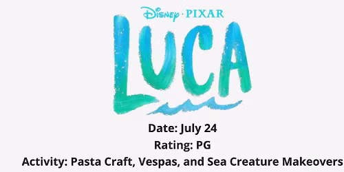 Vespas at Luca Movie NIght