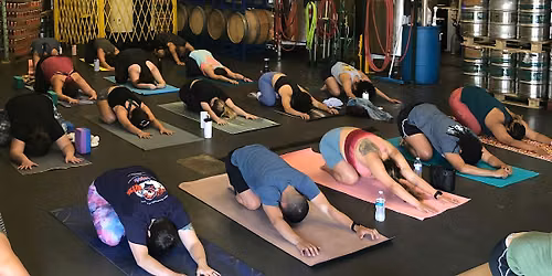 July 4th Yoga at Lost Boy Cider