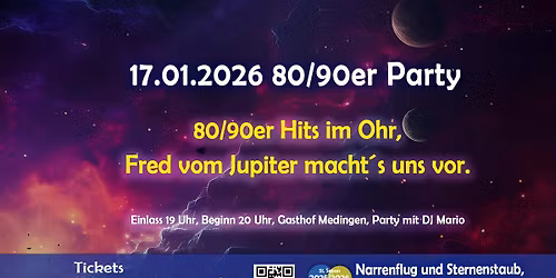 17.01.2026 80\/90er Party
