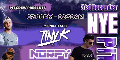 PIT SESSIONS NYE 2025\/26 THE MUSIC SHOP