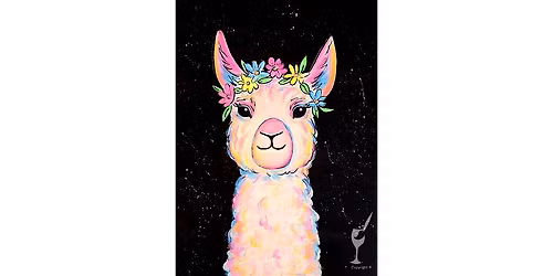 Peaceful Llama Paradise - Paint and Sip in Houston | Classpop!\u2122