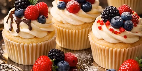 Cupcakes with a Gourmet Twist-Cupcake Decorating Class!