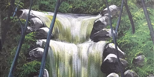 Join Brush Party to paint 'Emerald Falls' in Uxbridge