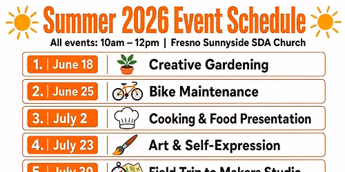 Sunnyside Connects: Summer Events for Kids, Teens, and Families