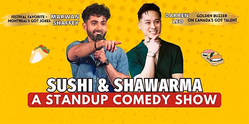 Sushi & Shawarma Comedy - A Stand-Up Comedy Show (Windsor)
