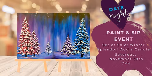 Set or Solo! Winter Splendor! Add a Candle