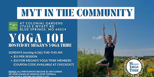Yoga 101 at Colonial Gardens