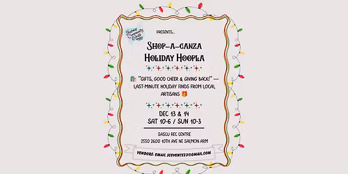 Shop-a-Ganza Holiday Hoopla