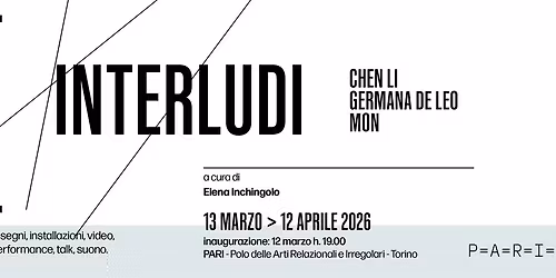 Inaugurazione INTERLUDI \/ 12 Marzo > h.19:00