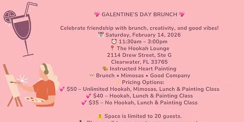 Galentines Day Brunch Instructed Paint Day
