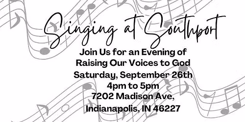 Singing at Southport church of Christ