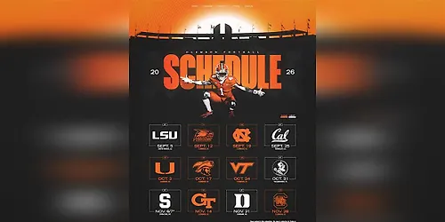 Watch Party Clemson v. FSU October 31st