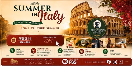 Ferragosto Summer of Italy Celebration - An Immersive Experience