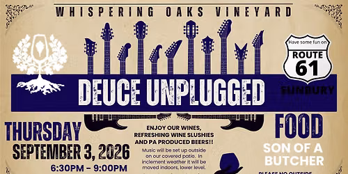 Free, Live Music w\/ Deuce Unplugged