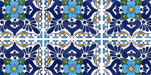 Zentangle Meets Talavera Tile