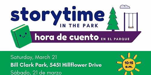 Storytime in Bill Clark Park