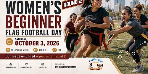 San Jose Women\u2019s Beginner Flag Football Day \u2014 Round 2