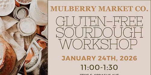 Gluten- Free Sourdough Workshop!