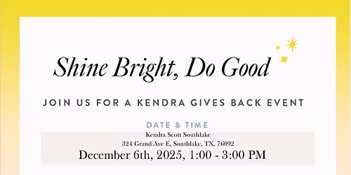 Trinity Cheer & Kendra Scott