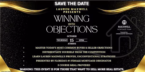 Winning With Objections 10.15.26